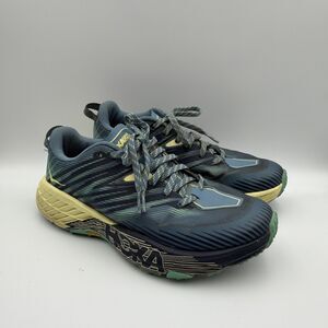 Hoka One One Speedgoat 4 Women's Size 8.5D Blue Athletic Shoes Sneakers 1106529